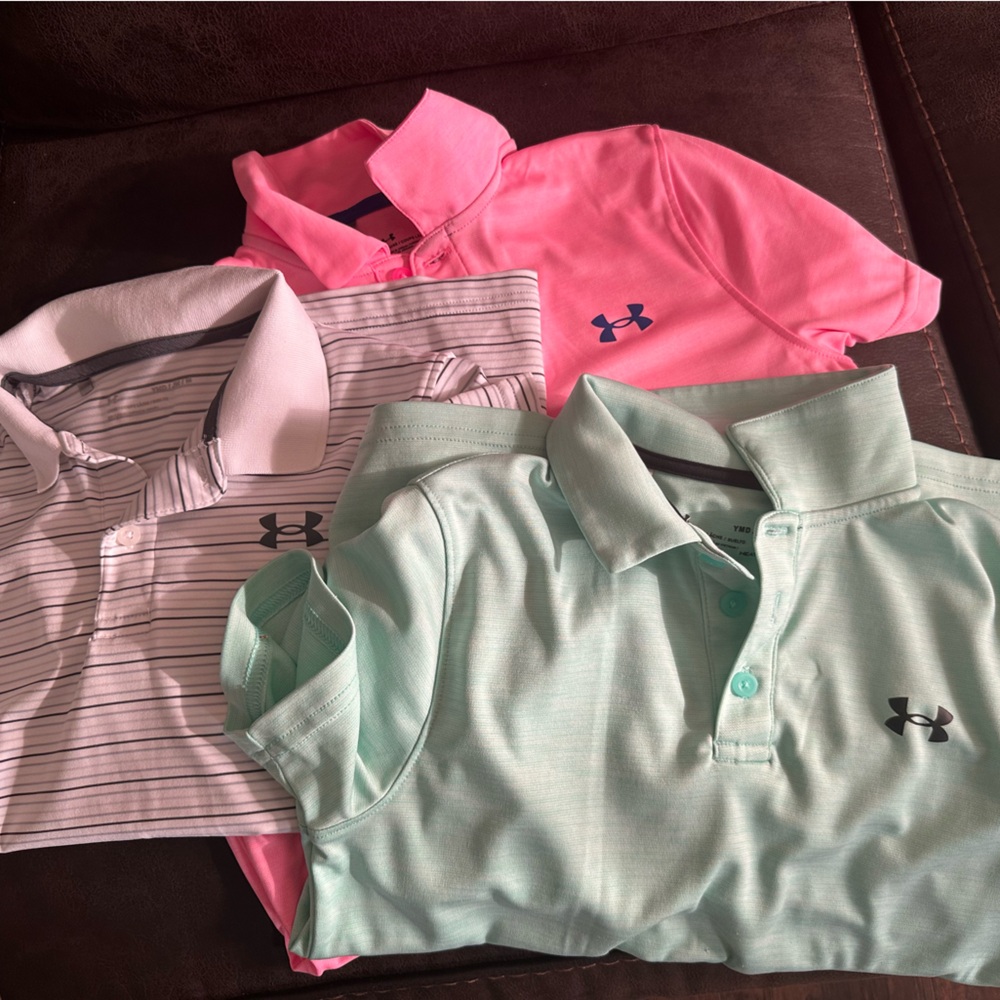 Boys youth medium polos
